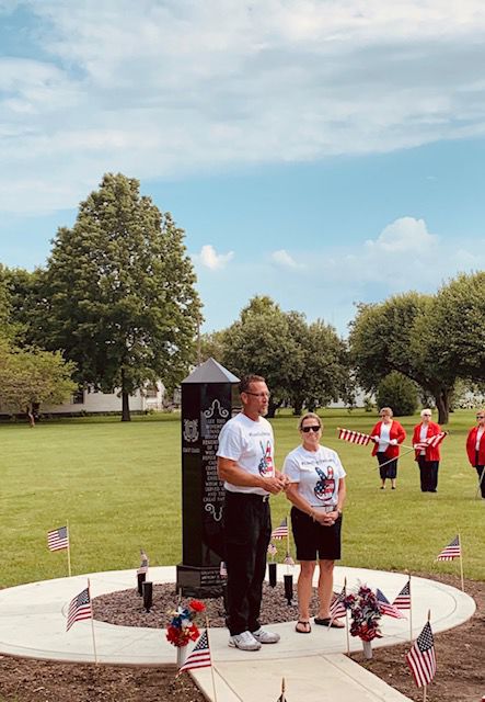 Veterans Monument blessing